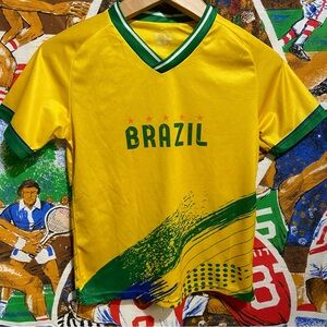 Youth Medium Brazil Soccer Jersey